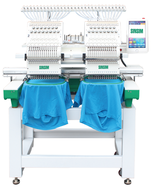 เครื่องจักรปักคอมพิวเตอร์ ยี่ห้อ ซินซิม Automatic Embroidery Machine SINSIM by HK SC-1502