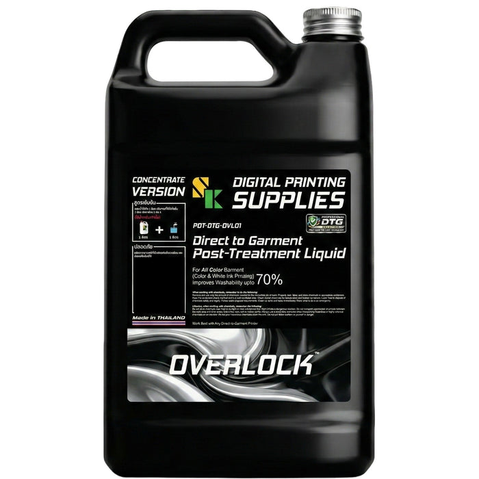 น้ำยาโพสทรีต DTG SK OverLock POT-DTG-OVL01 แกลลอนสีดำ