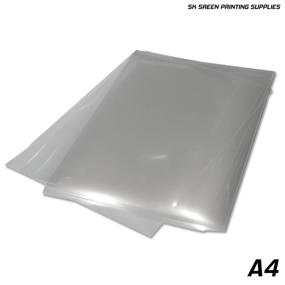 ฟิล์มอิงค์เจ็ท ใสกระจก A4 (High Clear Inkjet Film Sheet) - SK Screen Printing Supplies