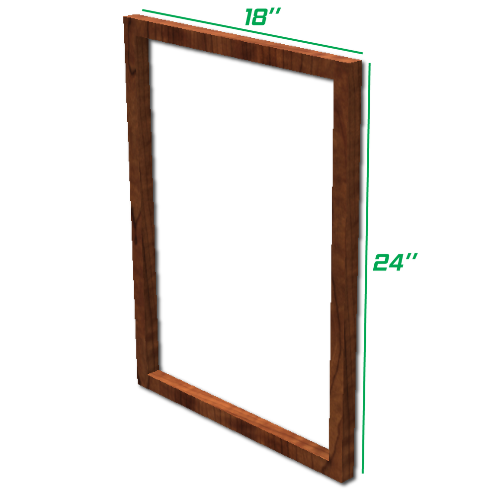 บล็อกสกรีน ไม้สัก ขนาด (วัดนอก) 18"x24" Teakwood Frame TF-111824-/100/120/150/180 - SK Screen Printing Supplies