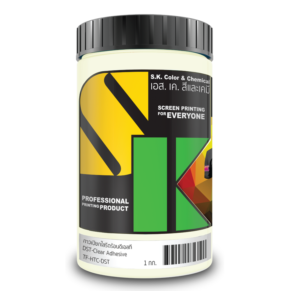 กาวเปียกใสรีดร้อนดีเอสที DST Clear Adhesive - SK Screen Printing Supplies