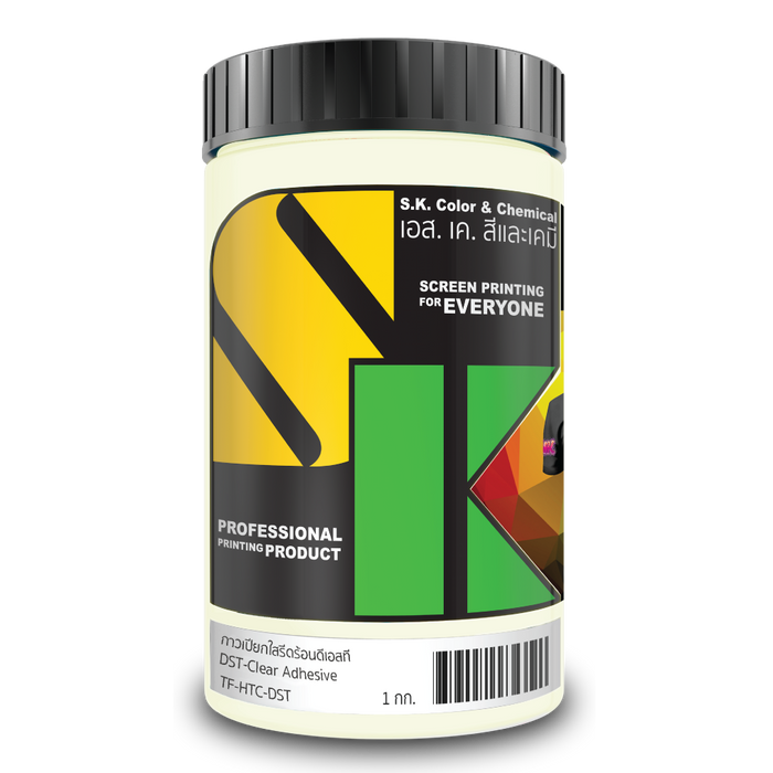 กาวเปียกใสรีดร้อนดีเอสที DST Clear Adhesive - SK Screen Printing Supplies