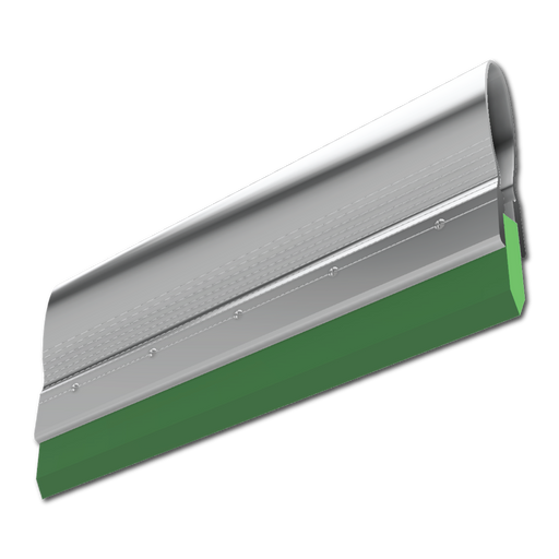 แปรงปาดสีสกรีน อลูมิเนียม ยางตัววี (9mm) V Shape Aluminum Squeegee V9-4SBA65 - SK Screen Printing Supplies