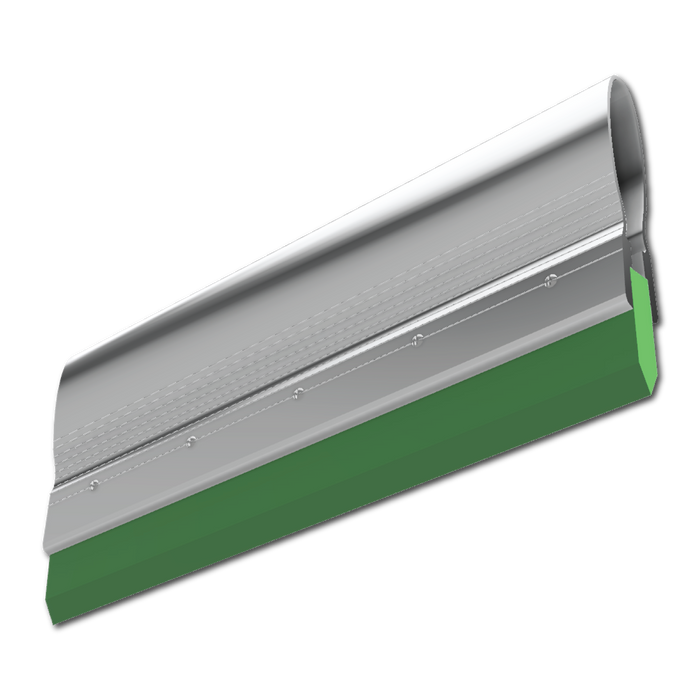 แปรงปาดสีสกรีน อลูมิเนียม ยางตัววี (9mm) V Shape Aluminum Squeegee V9-4SBA65 - SK Screen Printing Supplies
