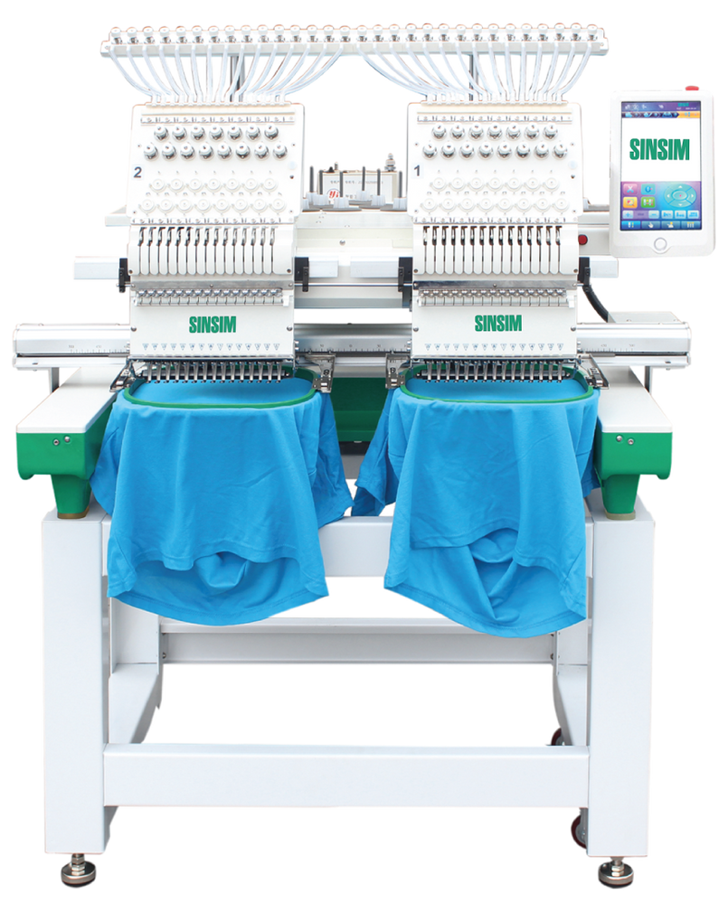เครื่องจักรปักคอมพิวเตอร์ ยี่ห้อ ซินซิม Automatic Embroidery Machine SINSIM by HK SC-1502